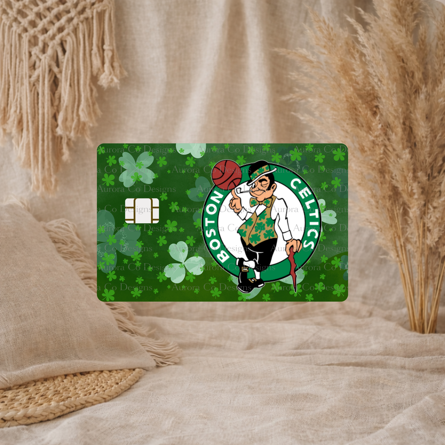 Bank Card Wrap - Celtics