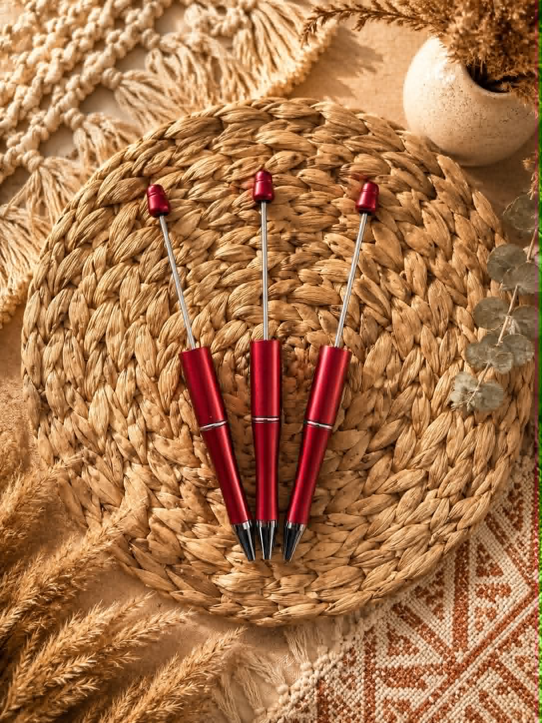 Beaded Pens – Customisable with Focal Beads or Rhinestones